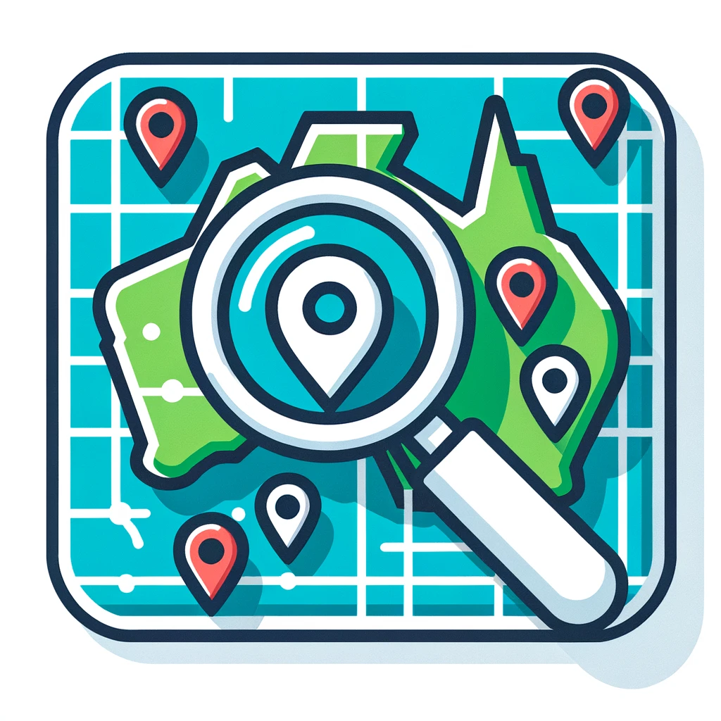 Interactive Map for Job Search Icon