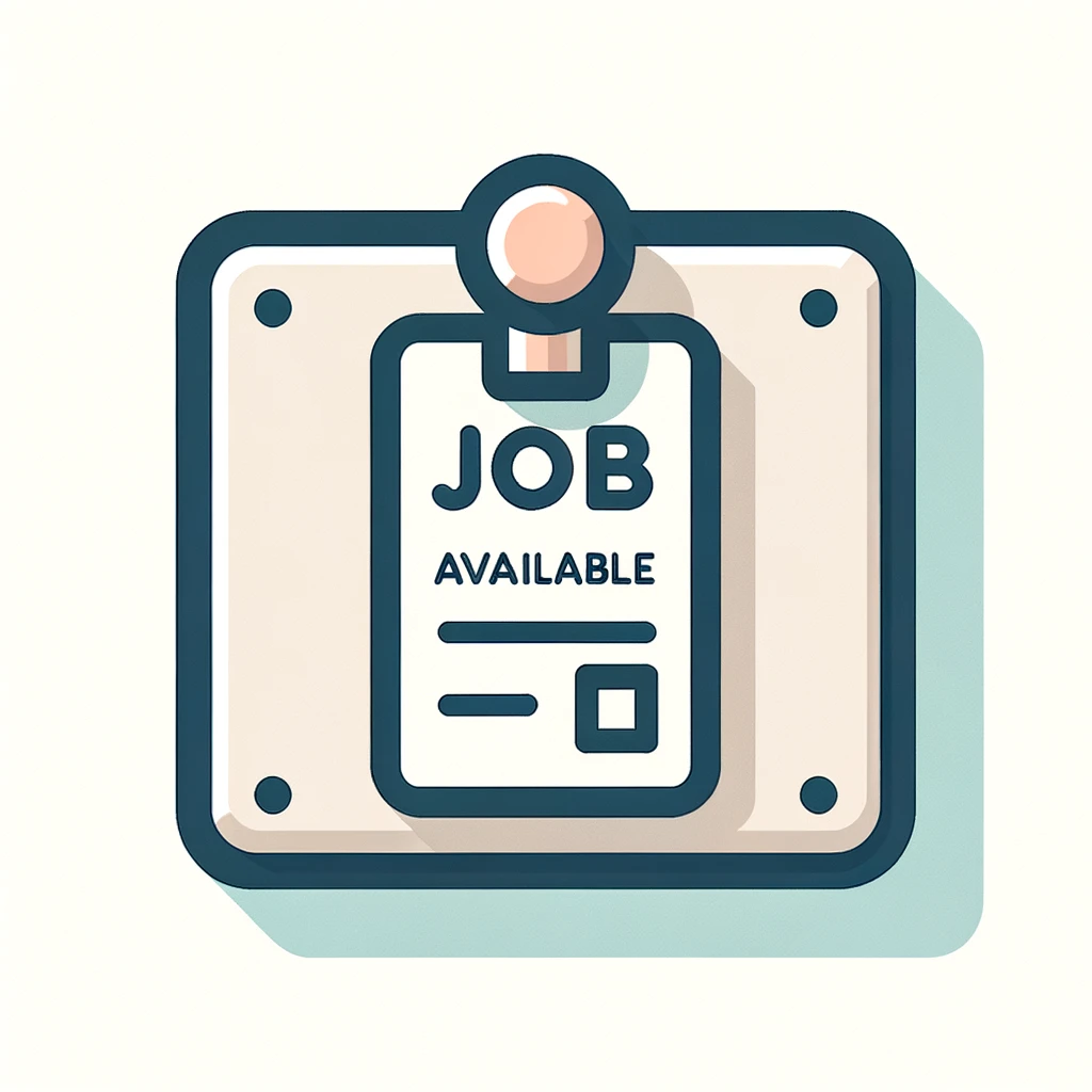 Simple Job Posting Icon